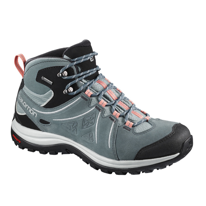 Salomon ELLIPSE 2 MID LTR GTX® W Zapatillas Trekking Mujer - Turquesa Claro / Negras - Colombia (842